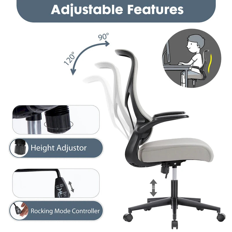 Comfortable Ergonomic Office Chair with Adjustable Features for Optimal Support and Relaxation.