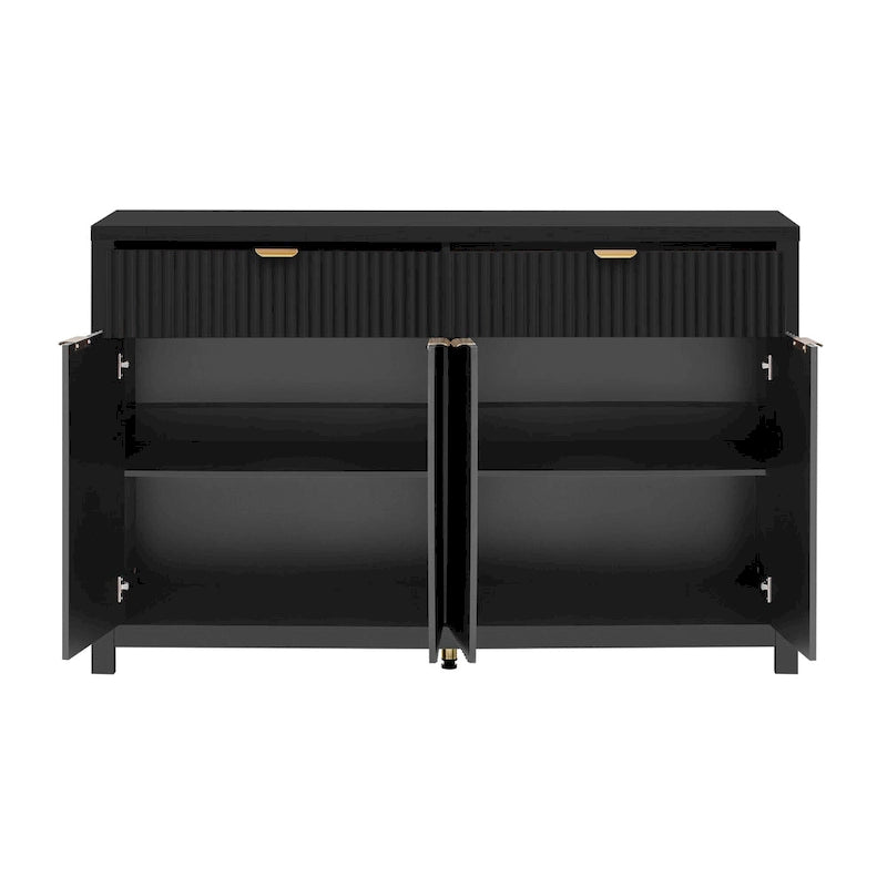 Storage Sideboard Cabinet with 3-Level Adjustable Shelves