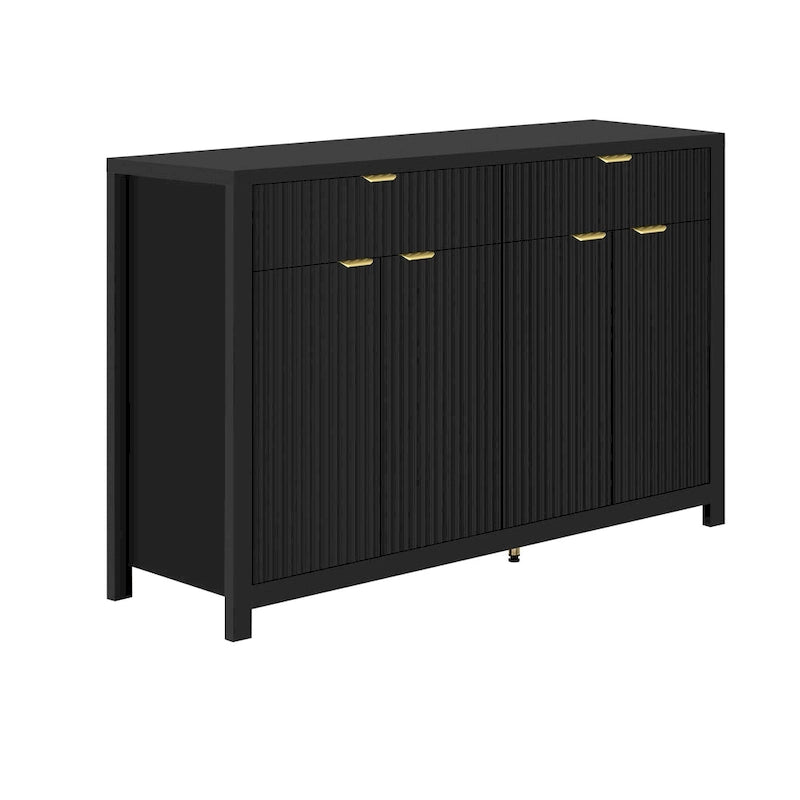 Storage Sideboard Cabinet with 3-Level Adjustable Shelves