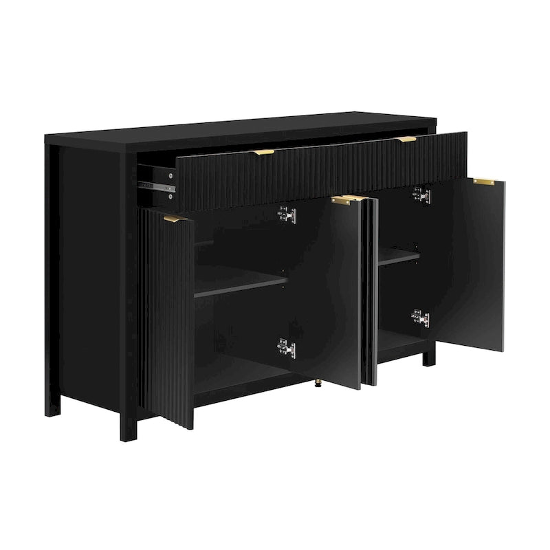 Storage Sideboard Cabinet with 3-Level Adjustable Shelves