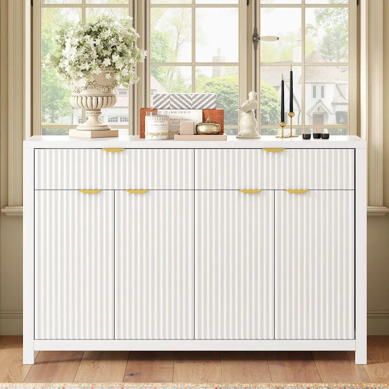 Storage Sideboard Cabinet with 3-Level Adjustable Shelves