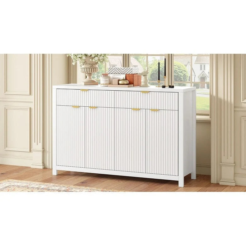 Storage Sideboard Cabinet with 3-Level Adjustable Shelves