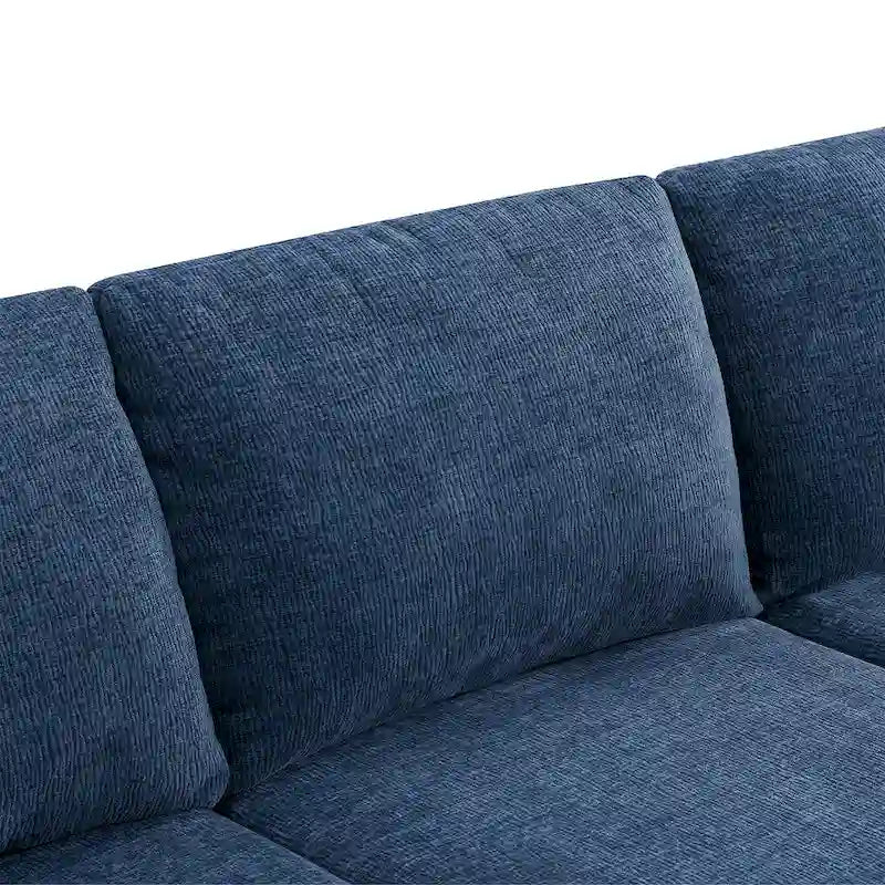 U-Shaped Full Foam Lounge Floor Couch Modular Sectional Sofa