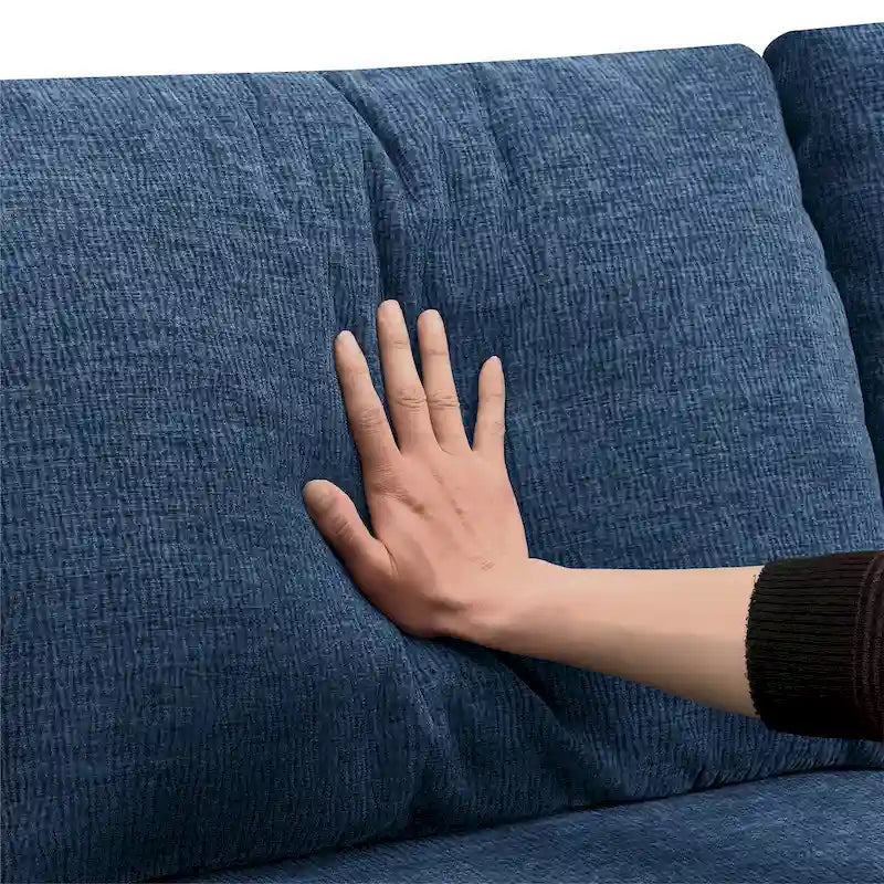 U-Shaped Full Foam Lounge Floor Couch Modular Sectional Sofa