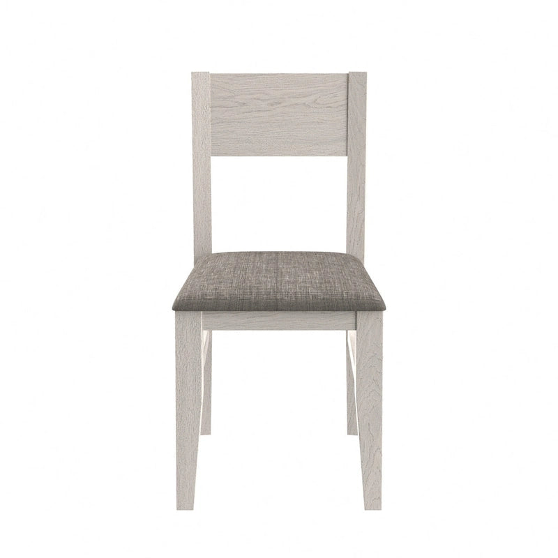 Solid Wood Dining Chairs Set of 2/4/6, Farmhouse Fabric Chairs with Back, Oval Side Chairs for Kitchen