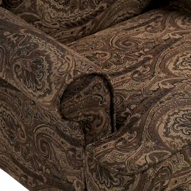 Mid-Century Modern Upholstered Wingback Accent Chair