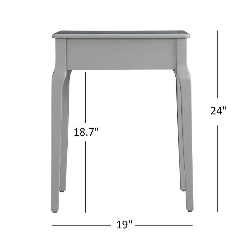 Daniella 1-Drawer Wood Storage Side Table by iNSPIRE Q Bold