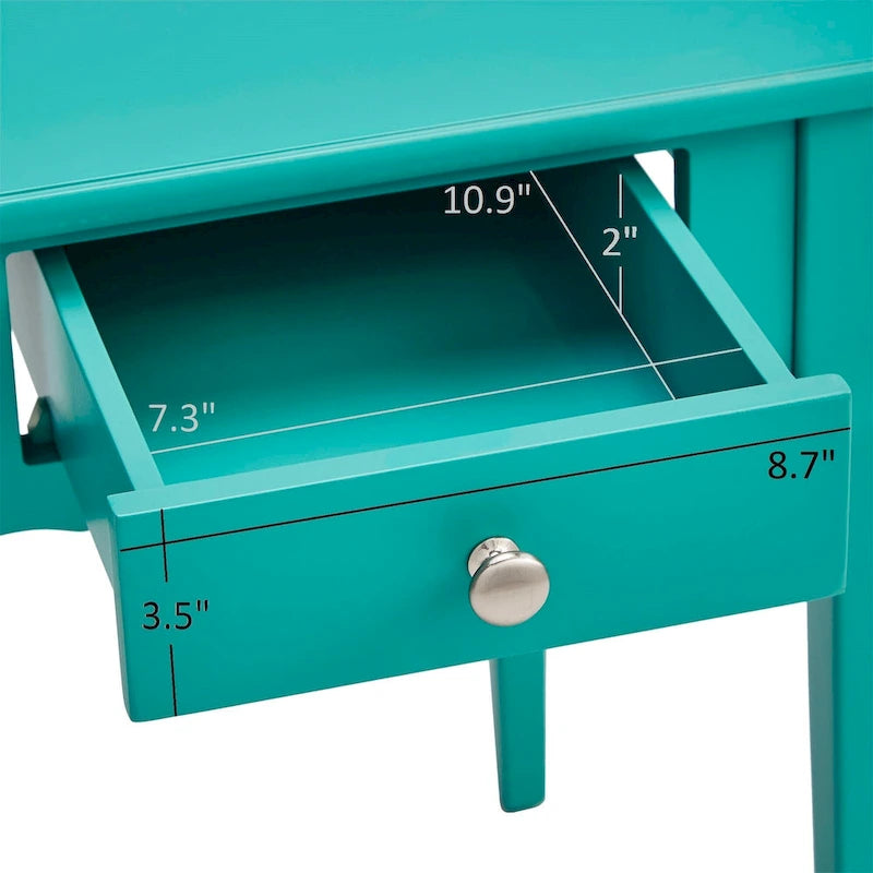 Daniella 1-Drawer Wood Storage Side Table by iNSPIRE Q Bold