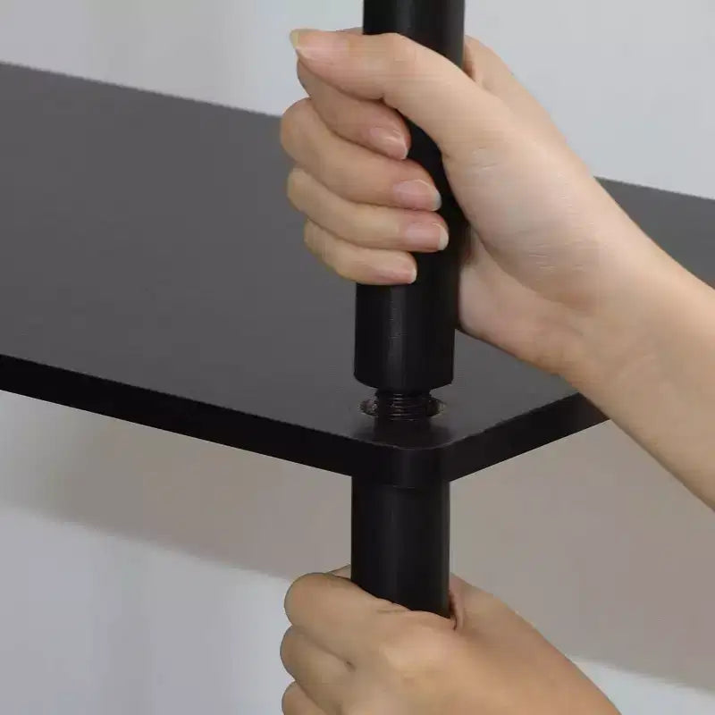 Meuble TV 3 niveaux sans outils pour téléviseurs jusqu'à 50 pouces Centre multimédia de divertissement