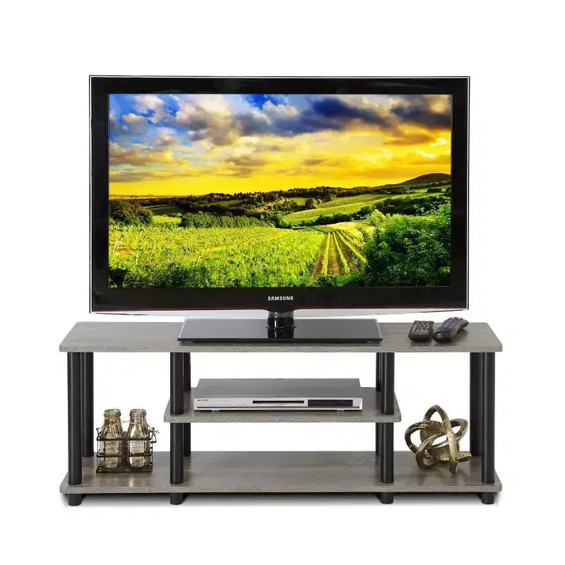 Furinno No Tools 3-Tier TV Stands for TV's up to 50 Entertainment Media Center