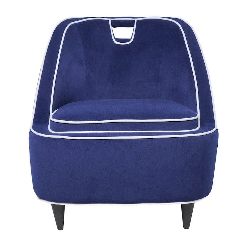 Sagebrook Home Modern Upholstered Two Toned Accent Chair - 28 x 30 x 31