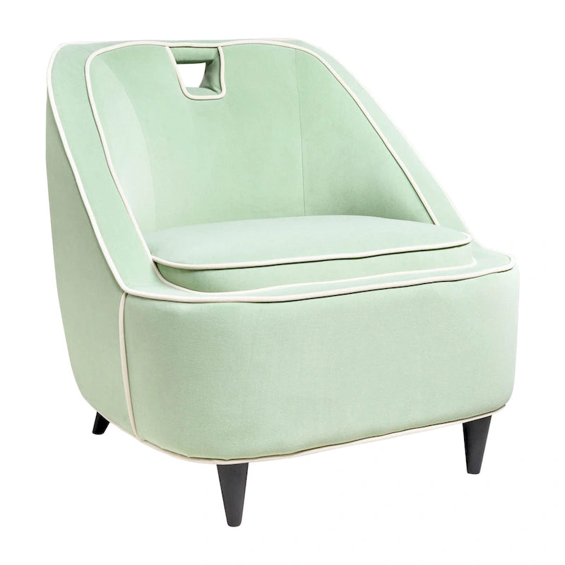 Sagebrook Home Modern Upholstered Two Toned Accent Chair - 28 x 30 x 31