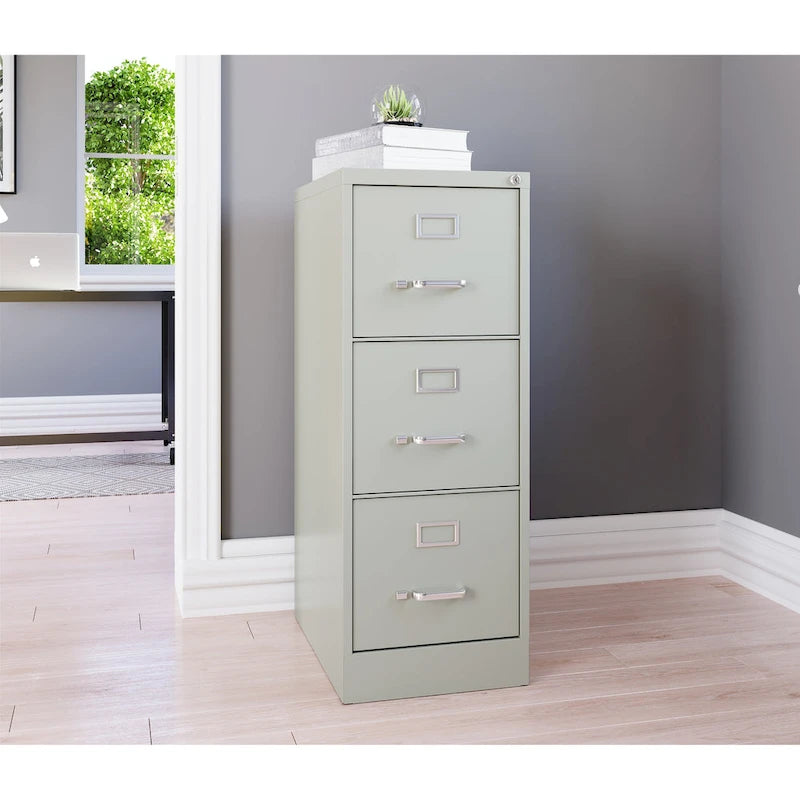Hirsh 22-in Deep 3 Drawer, Letter Width, Vertical File Cabinet