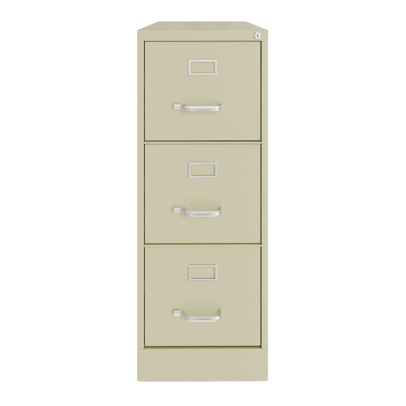 Hirsh 22-in Deep 3 Drawer, Letter Width, Vertical File Cabinet