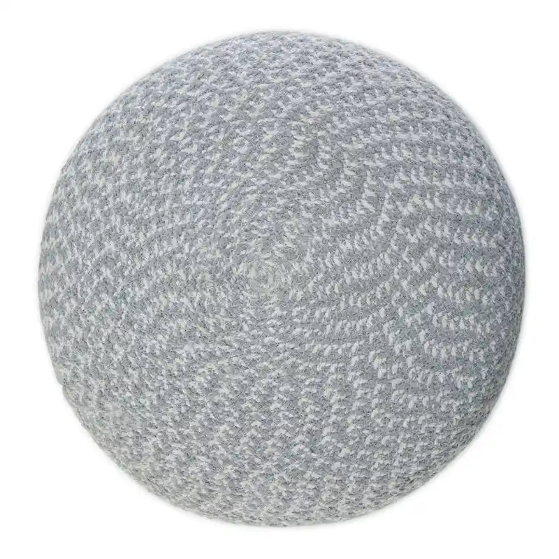 WYNDENHALL Brodie Round Braided Pouf