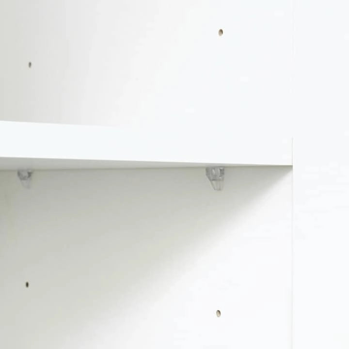 High wardrobe with 2 doors and 3 partitions