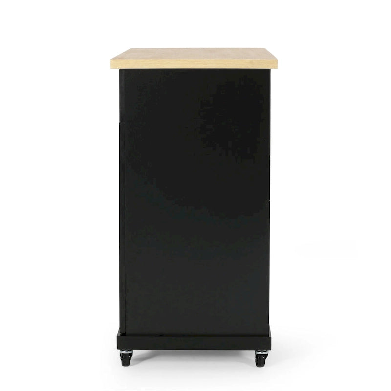 Batavia Indoor Kitchen Cart with Wheels by Christopher Knight Home