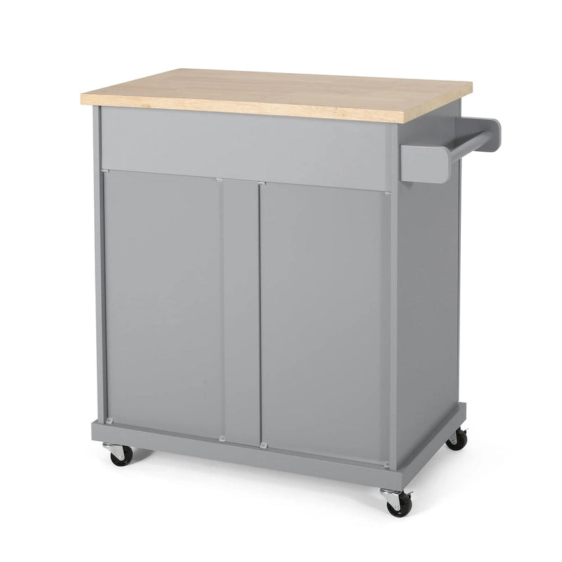 Batavia Indoor Kitchen Cart with Wheels by Christopher Knight Home