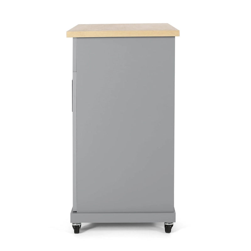 Batavia Indoor Kitchen Cart with Wheels by Christopher Knight Home