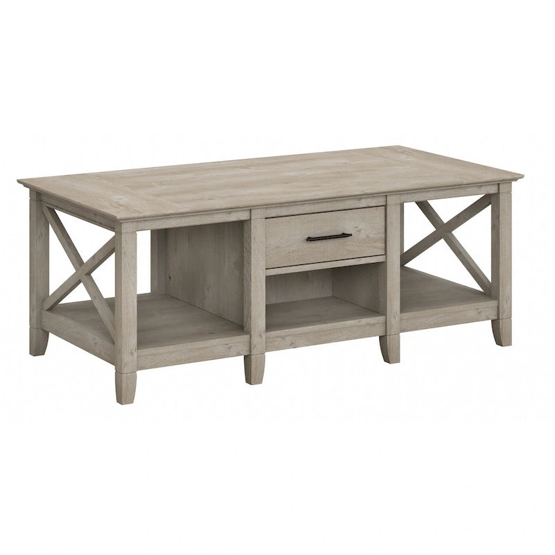Key West Coffee Table with Storage by Bush Furniture
