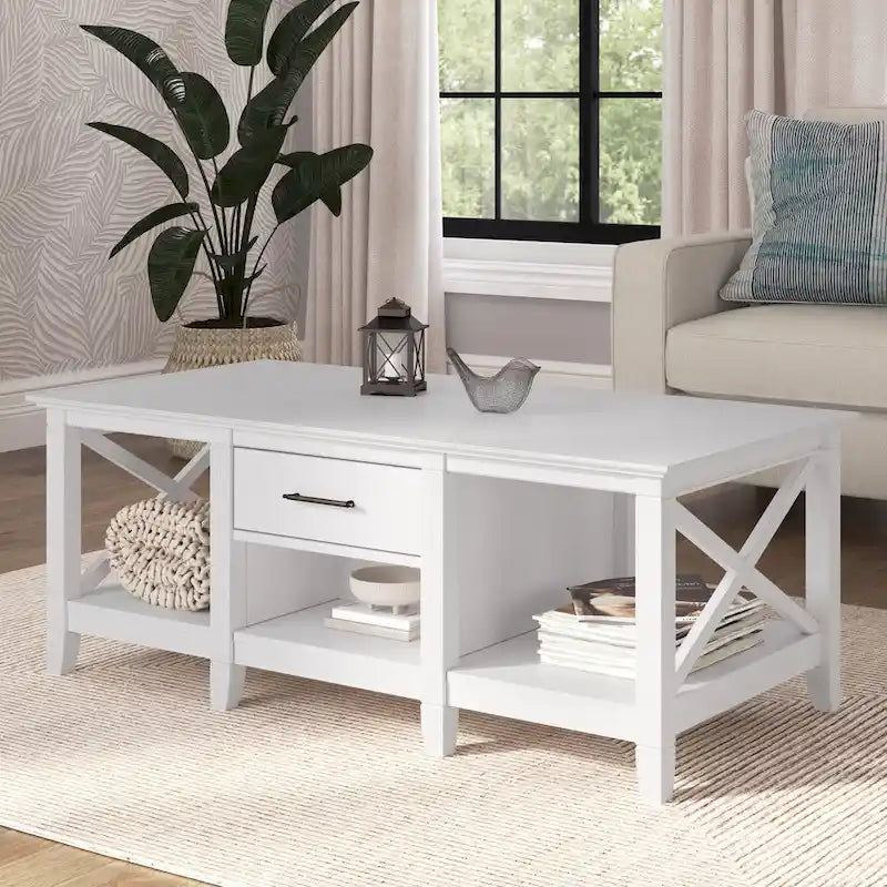 Key West Coffee Table with Storage by Bush Furniture