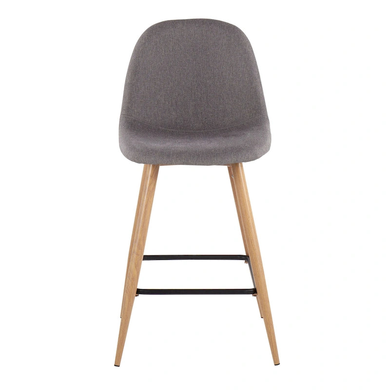Carson Carrington Stone Natural Counter Stool - Set of 2
