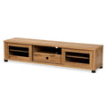 Beasley Modern and Contemporary Wood TV Stand 1-Drawer