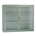Retro Style Glass Door Wall Cabinet