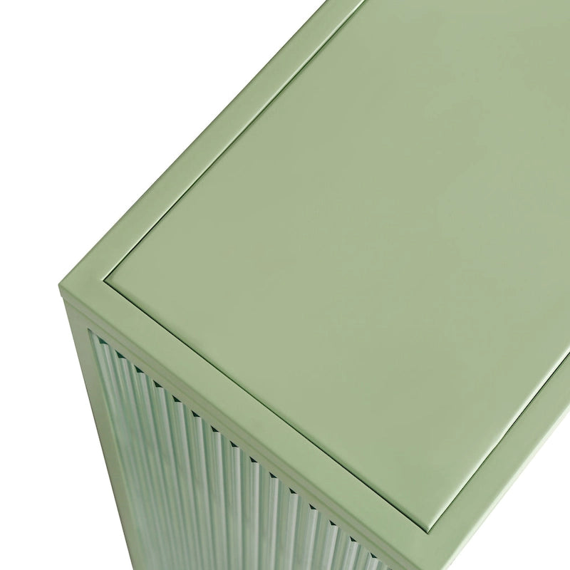 Retro Style Glass Door Wall Cabinet