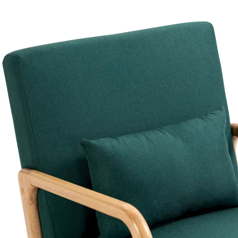 Upholstered Arm Chair with Cution Modern Side Accent Chairs - 25.8W x 28.7H x 32.3D