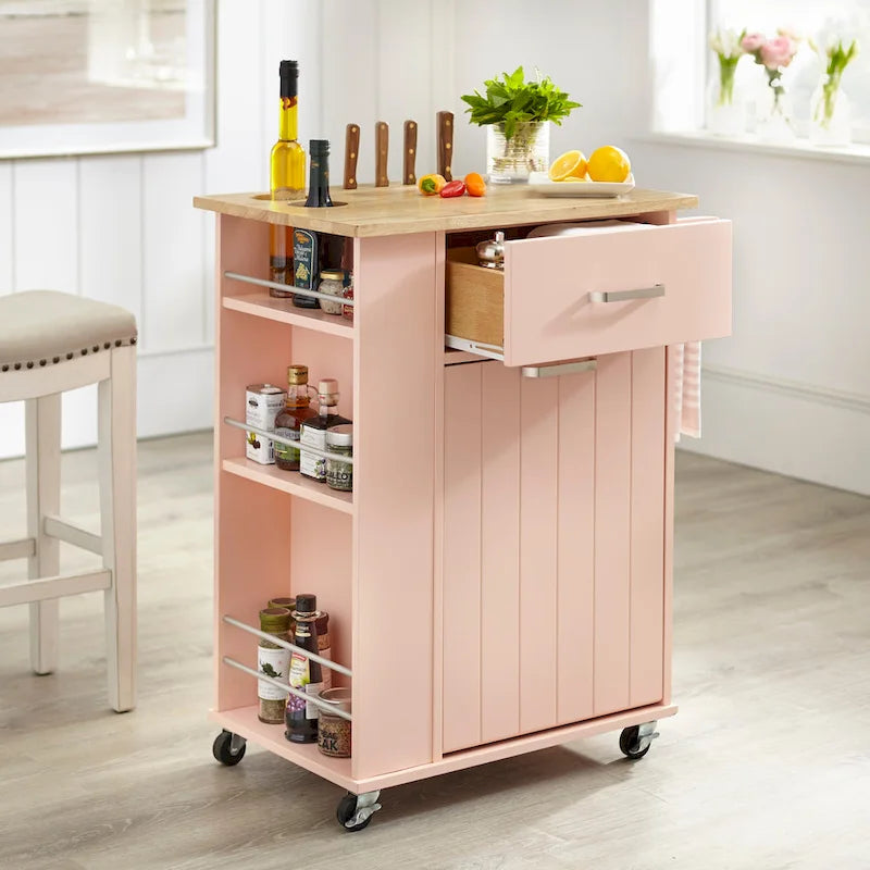 Simple Living Lima Rolling Kitchen Cart