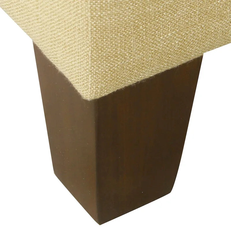 HomePop Luxury 28 Inches Square Storage Ottoman