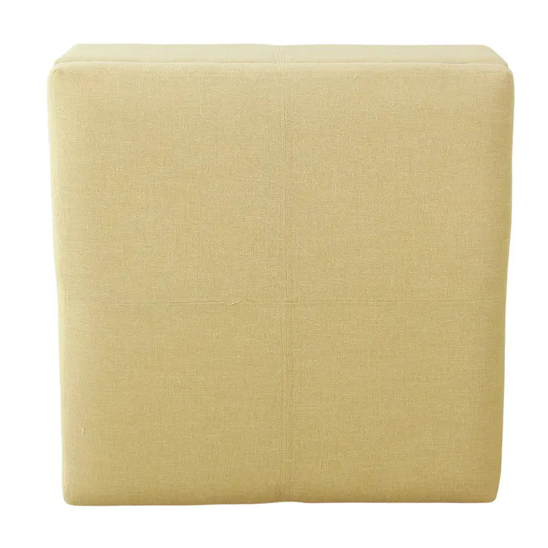 HomePop Luxury 28 Inches Square Storage Ottoman