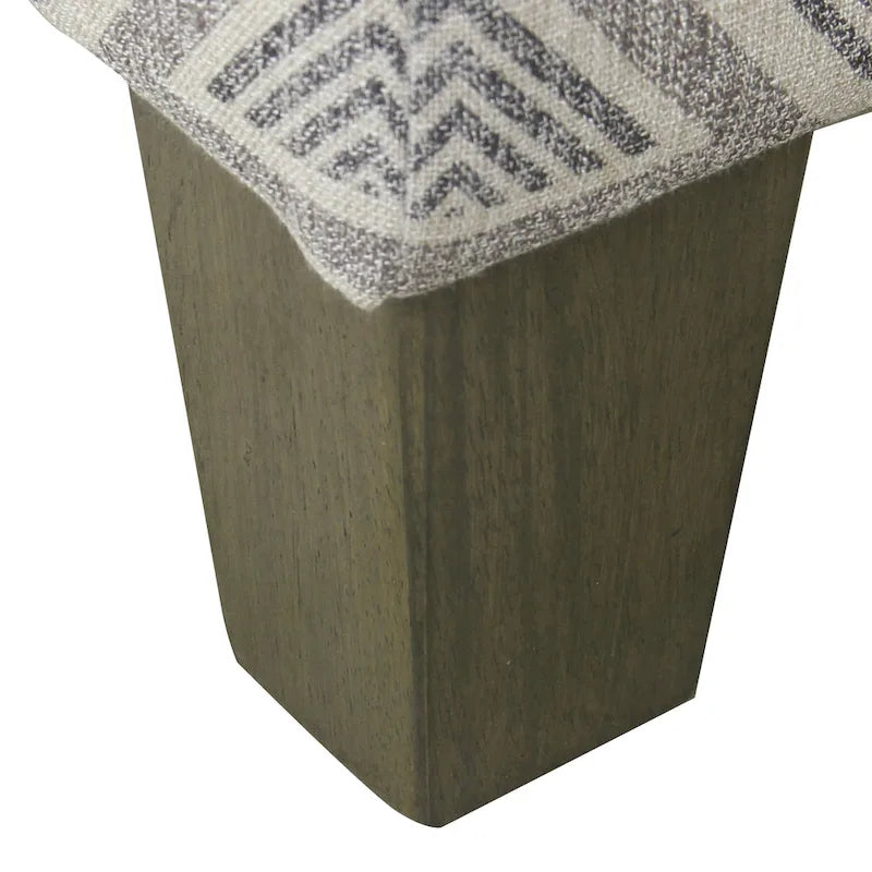 HomePop Luxury 28 Inches Square Storage Ottoman