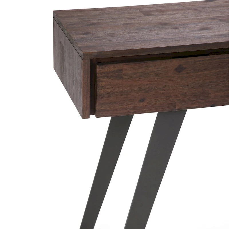 WYNDENHALL Mitchell 60 inch Wide Modern Industrial Console Sofa Table - 60 W x 16 D x 30 H