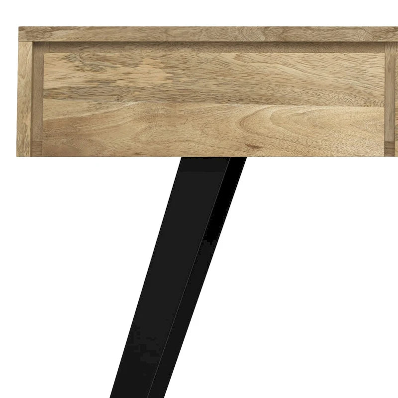 WYNDENHALL Mitchell 60 inch Wide Modern Industrial Console Sofa Table - 60 W x 16 D x 30 H