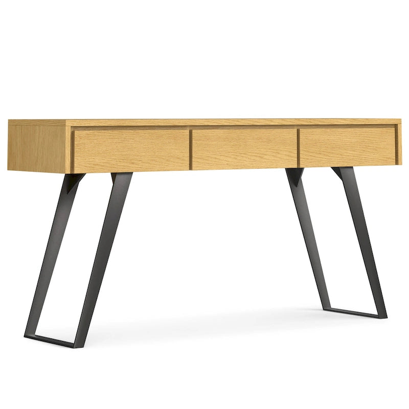WYNDENHALL Mitchell 60 inch Wide Modern Industrial Console Sofa Table - 60 W x 16 D x 30 H
