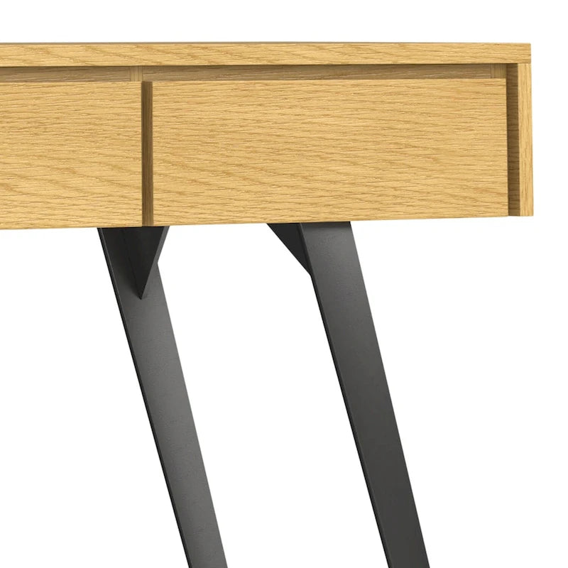 WYNDENHALL Mitchell 60 inch Wide Modern Industrial Console Sofa Table - 60 W x 16 D x 30 H