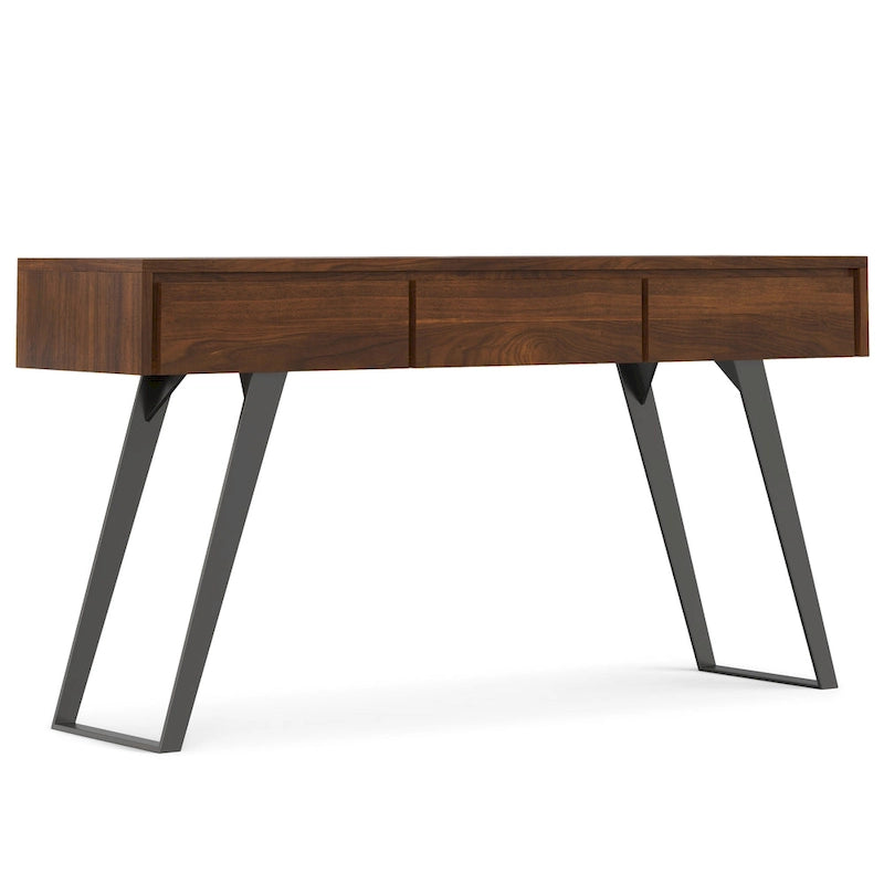 WYNDENHALL Mitchell 60 inch Wide Modern Industrial Console Sofa Table - 60 W x 16 D x 30 H