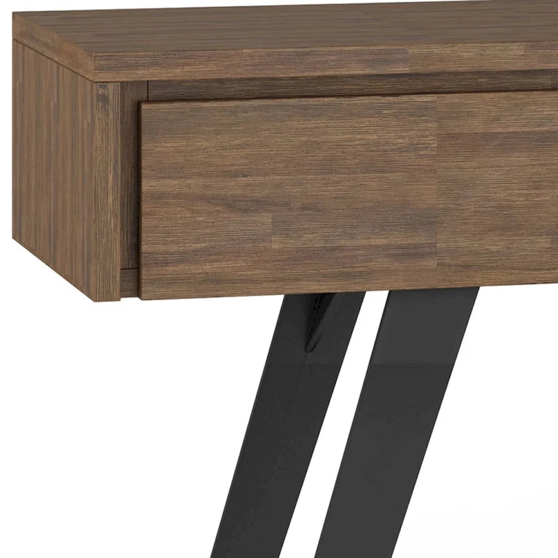 WYNDENHALL Mitchell 60 inch Wide Modern Industrial Console Sofa Table - 60 W x 16 D x 30 H