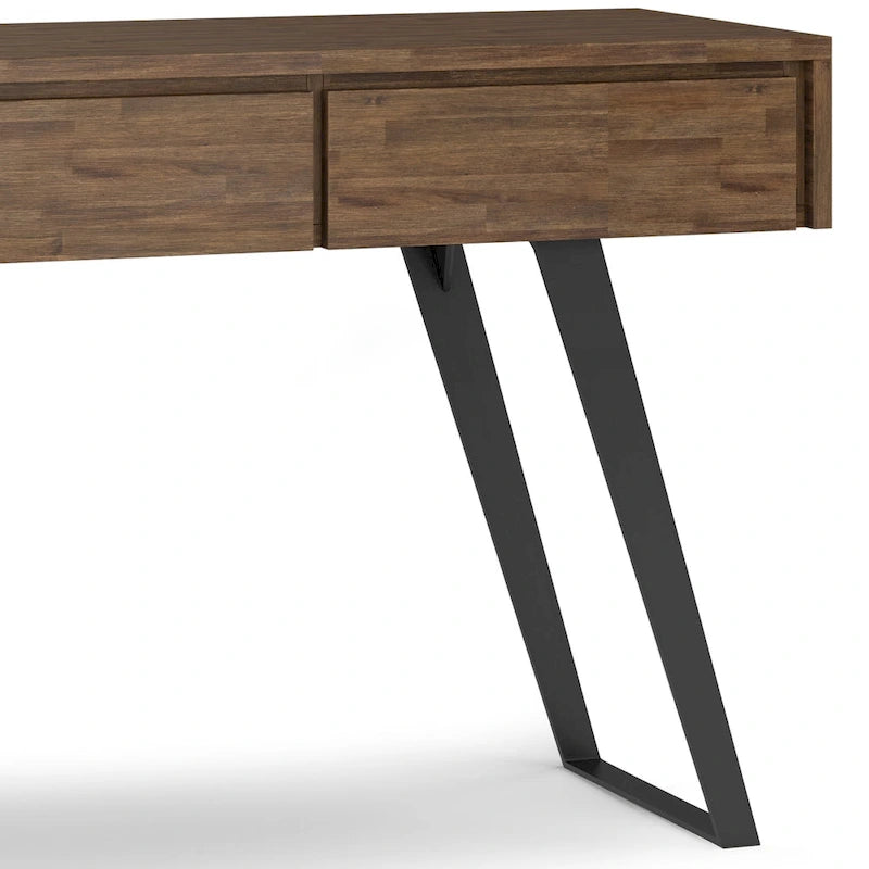WYNDENHALL Mitchell 60 inch Wide Modern Industrial Console Sofa Table - 60 W x 16 D x 30 H