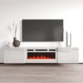 Luxe WH-EF Wall Mounted Electric Fireplace Modern 72 TV Stand