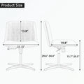 Adjustable 360 Swivel Office Chair With Black Foot