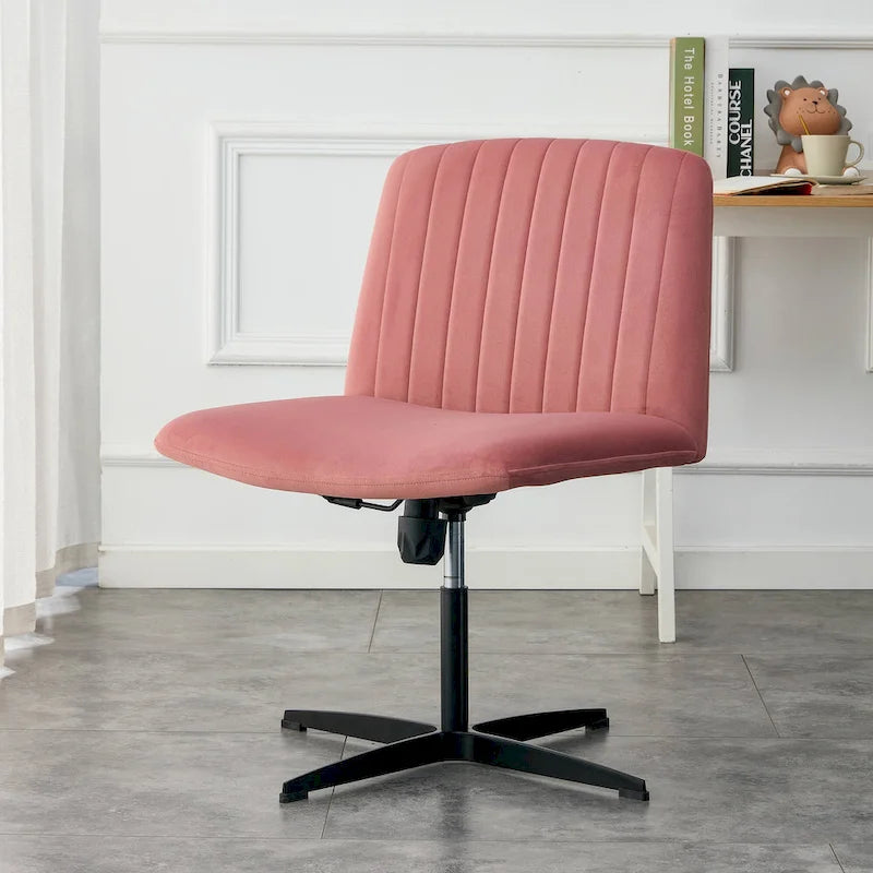 Adjustable 360 Swivel Office Chair With Black Foot