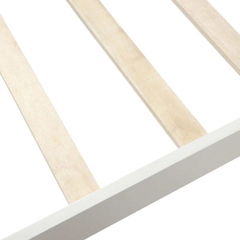 Wood Platform Bed with Headboard/Footboard