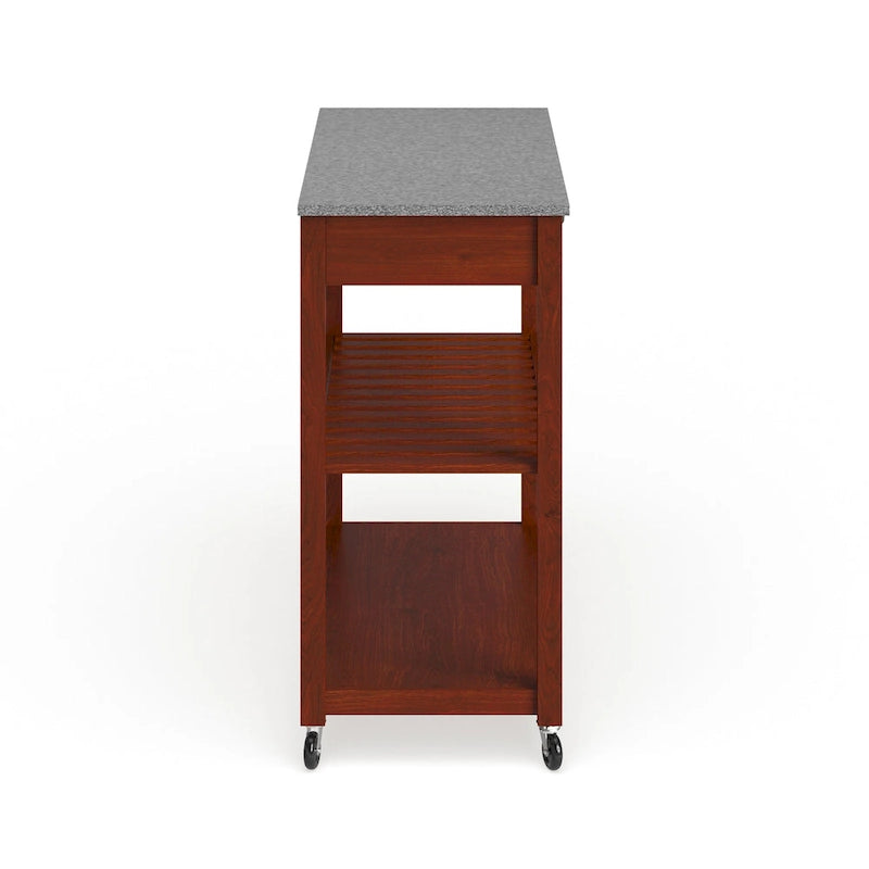 Crosley Solid Granite Top Kitchen Cart/ Island - 17d x 43w x 35h