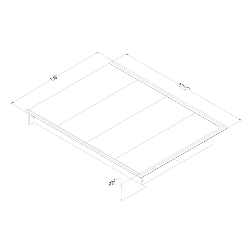 South Shore Step One Full-size Platform Bed