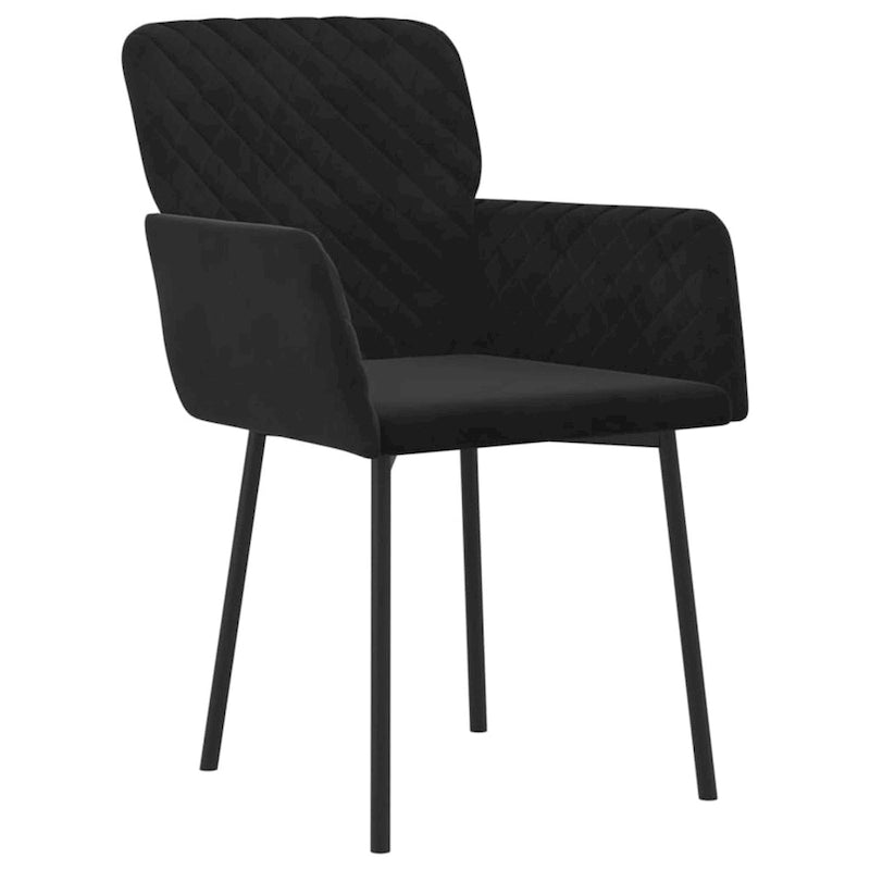 vidaXL Dining Chairs 2 Pcs Accent Upholstered Chair for Living Room Velvet - 20.3 x 24 x 30.9