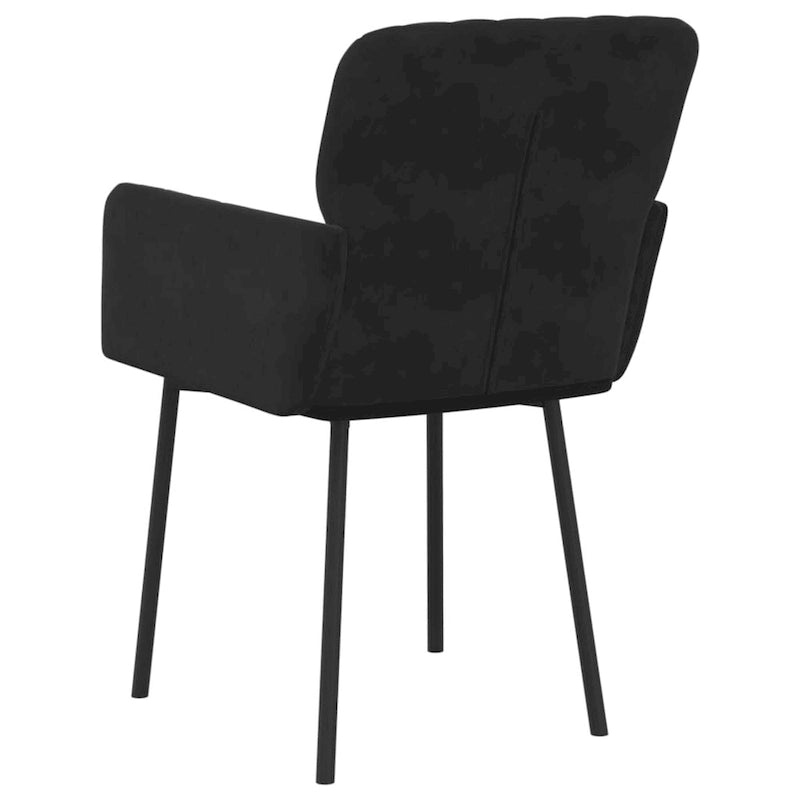 vidaXL Dining Chairs 2 Pcs Accent Upholstered Chair for Living Room Velvet - 20.3 x 24 x 30.9