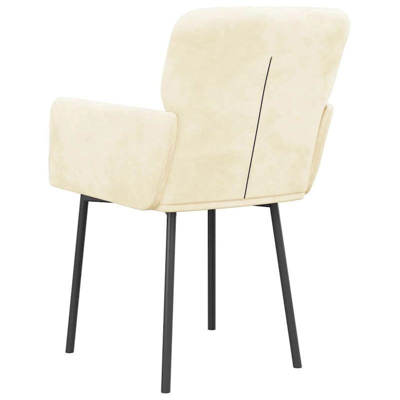 vidaXL Dining Chairs 2 Pcs Accent Upholstered Chair for Living Room Velvet - 20.3 x 24 x 30.9